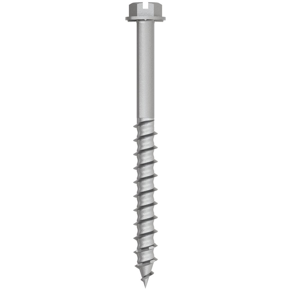Simpson Titen Turbo - 1/4 in. x 2-3/4 in. 316 Stainless-Steel Hex-Head Concrete and Masonry Screw