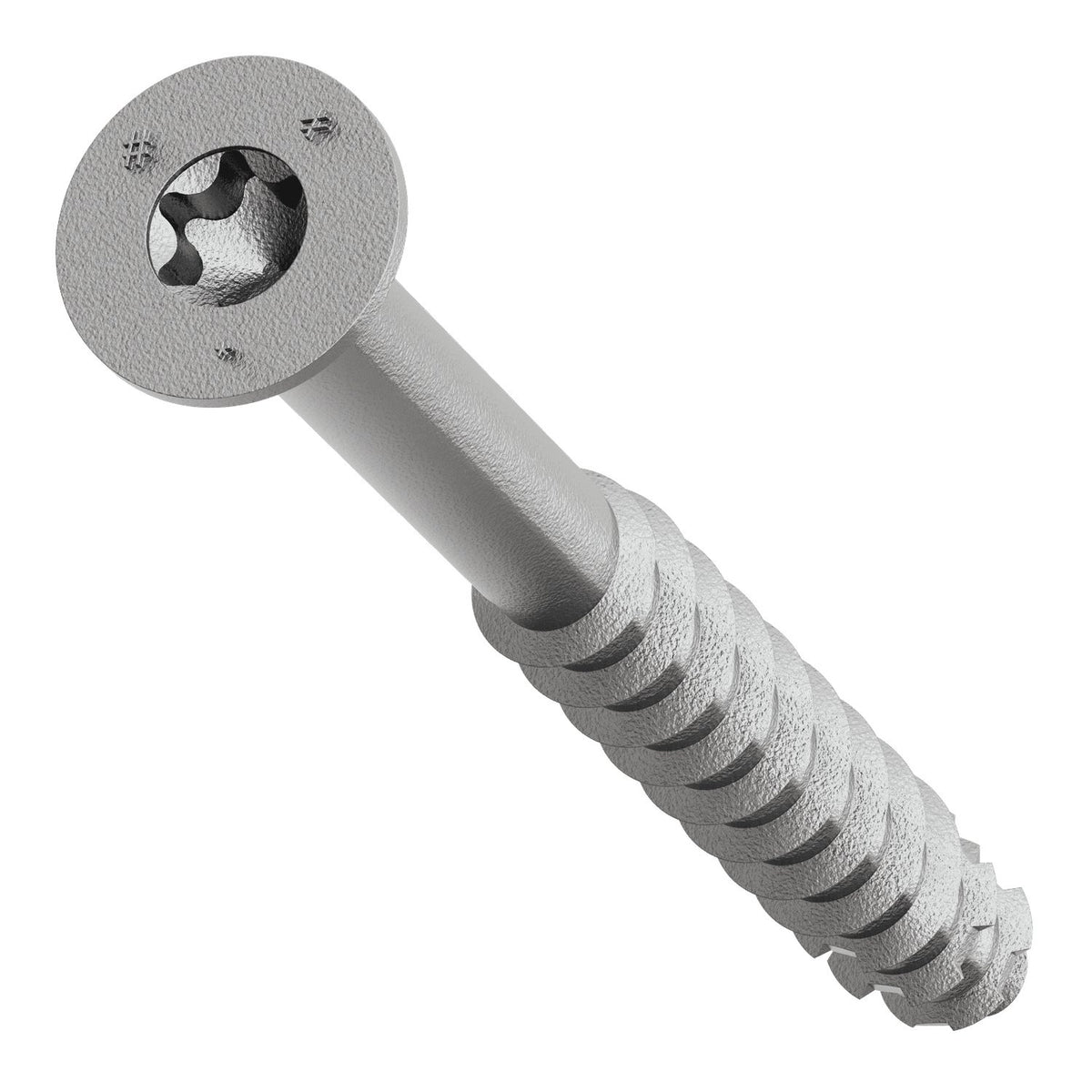 Simpson Titen Turbo - 1/4 in. x 2-3/4 in. 316 Stainless-Steel Trim-Head Concrete and Masonry Screw