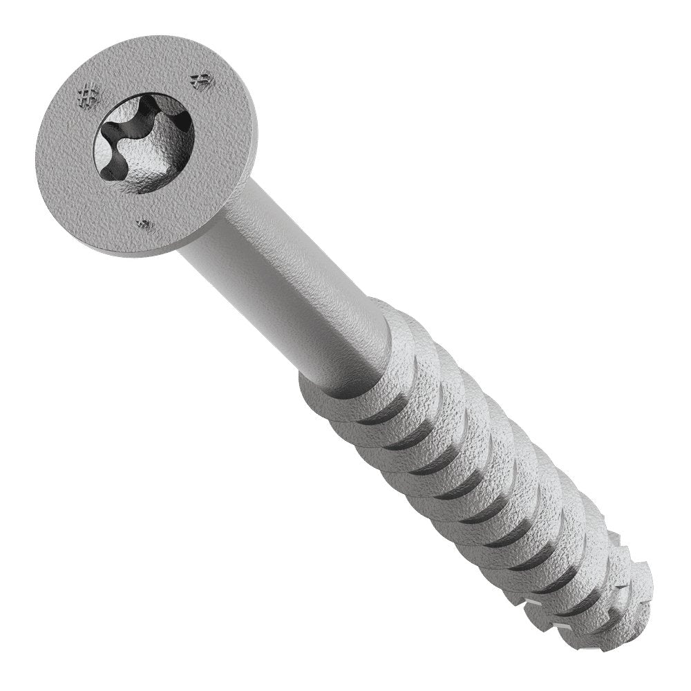 Simpson Titen Turbo - 1/4 in. x 2-3/4 in. 316 Stainless-Steel Trim-Head Concrete and Masonry Screw