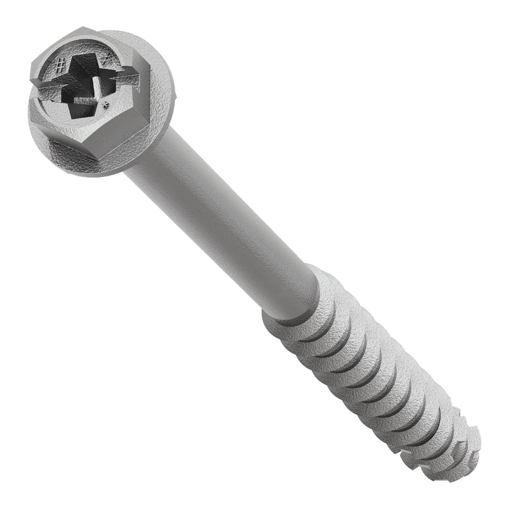 Simpson Titen Turbo - 1/4 in. x 3-1/4 in. 316 Stainless-Steel Hex-Head Concrete and Masonry Screw