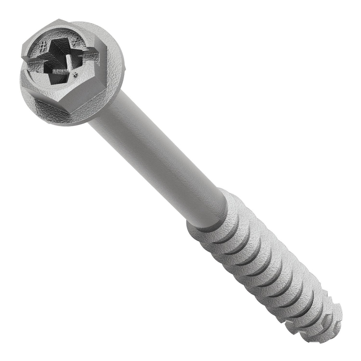 Simpson Titen Turbo - 1/4 in. x 3-1/4 in. 316 Stainless-Steel Hex-Head Concrete and Masonry Screw