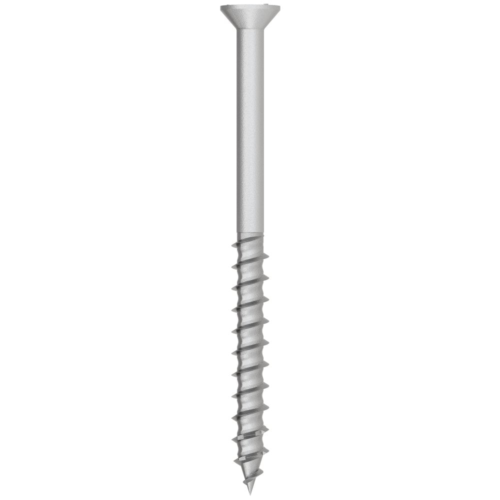 Simpson Titen Turbo - 1/4 in. x 3-1/4 in. 316 Stainless-Steel Trim-Head Concrete and Masonry Screw