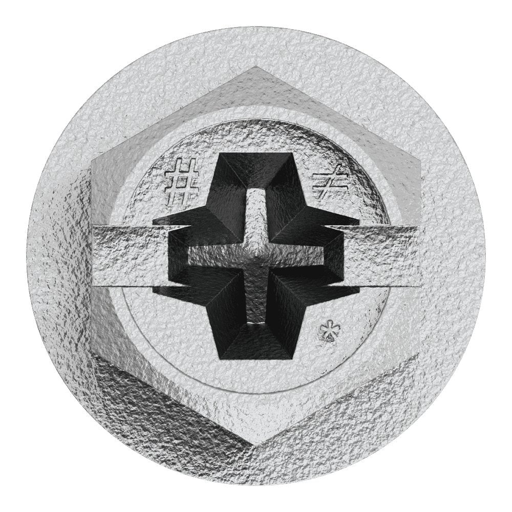 Simpson Titen Turbo - 1/4 in. x 3-3/4 in. 316 Stainless-Steel Hex-Head Concrete and Masonry Screw