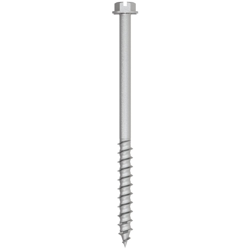 Simpson Titen Turbo - 1/4 in. x 3-3/4 in. 316 Stainless-Steel Hex-Head Concrete and Masonry Screw