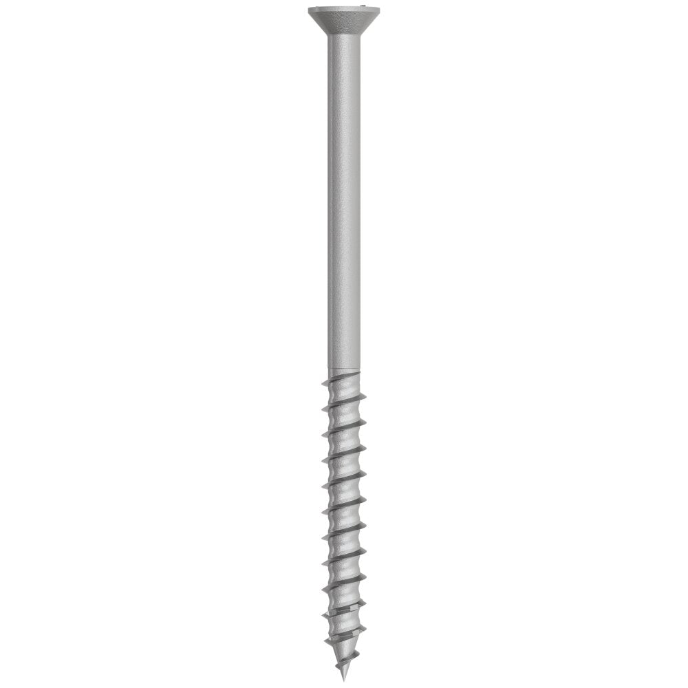 Simpson Titen Turbo - 1/4 in. x 3-3/4 in. 316 Stainless-Steel Trim-Head Concrete and Masonry Screw