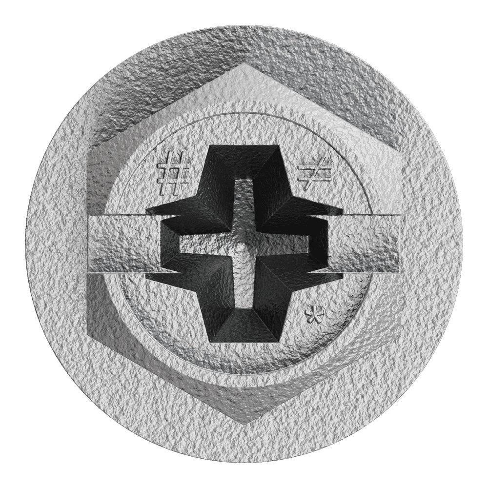 Simpson Titen Turbo - 1/4 in. x 4 in. 316 Stainless-Steel Hex-Head Concrete and Masonry Screw