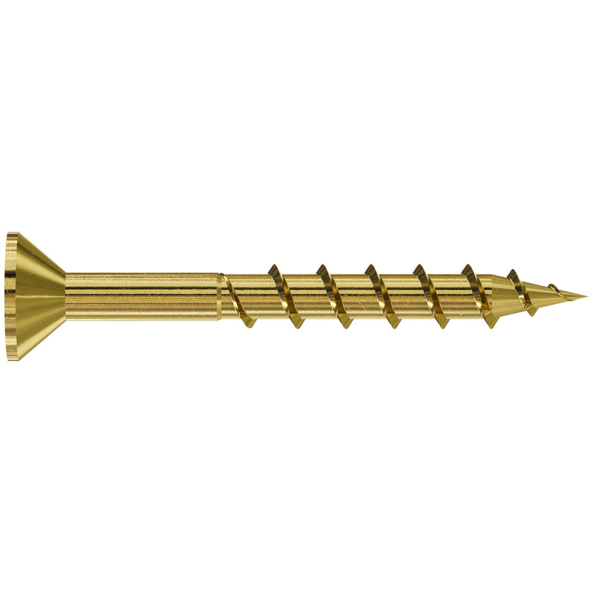 Simpson WSC112S #8 x 1-1/2 in. Collated Wood Screw, Flat Head #2 Square Drive Yellow Zinc 2000-Pack