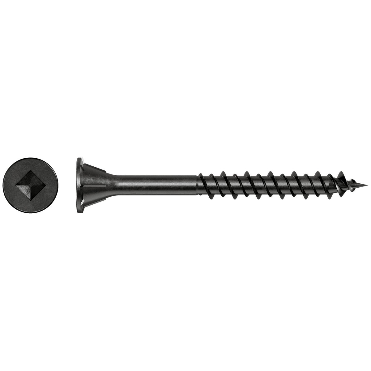 Simpson WSHL134S7 Collated Subfloor Screw #7 x 1-3/4 in. #2 Square Drive Gray Phosphate 2000-Count
