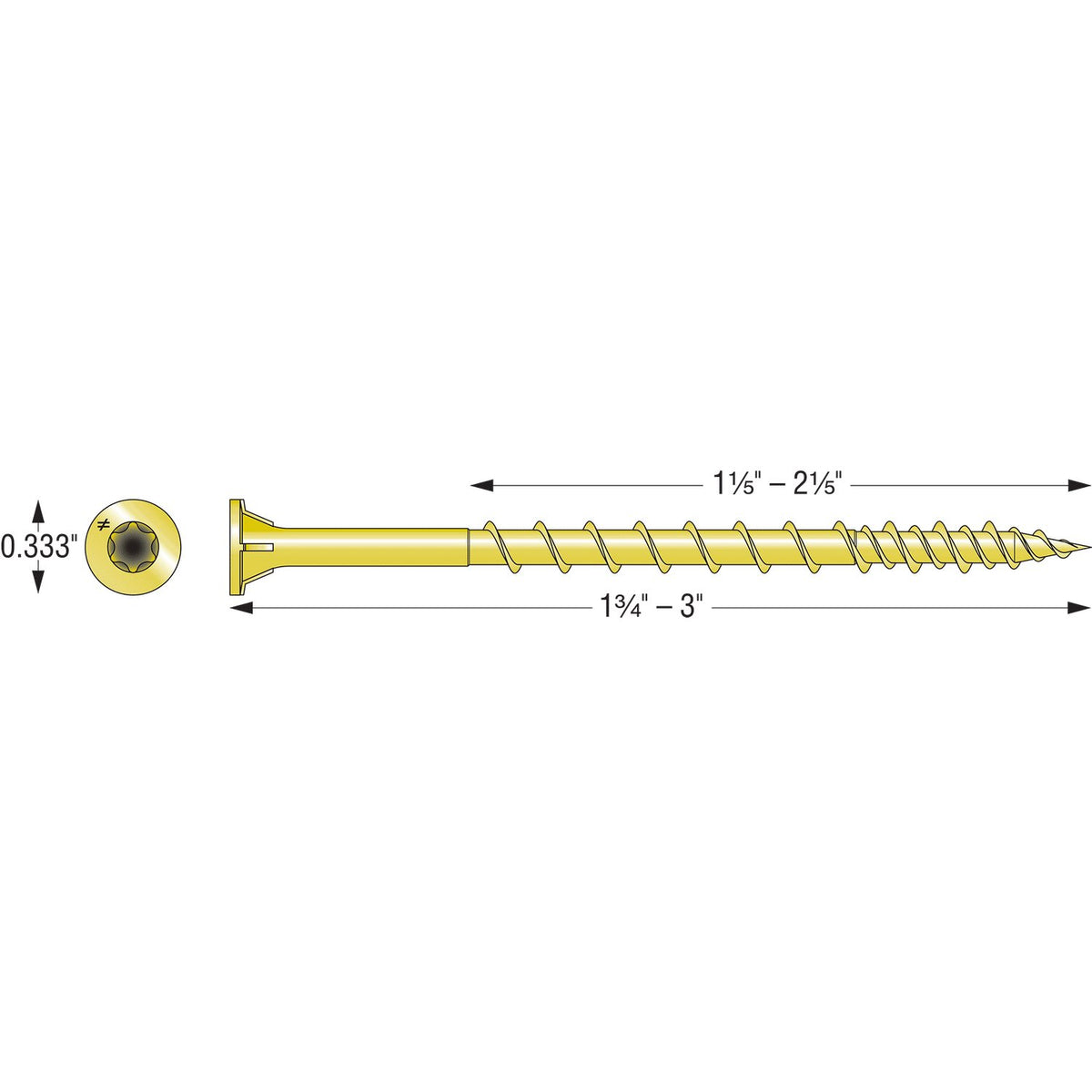 Simpson WSV Subfloor Screw