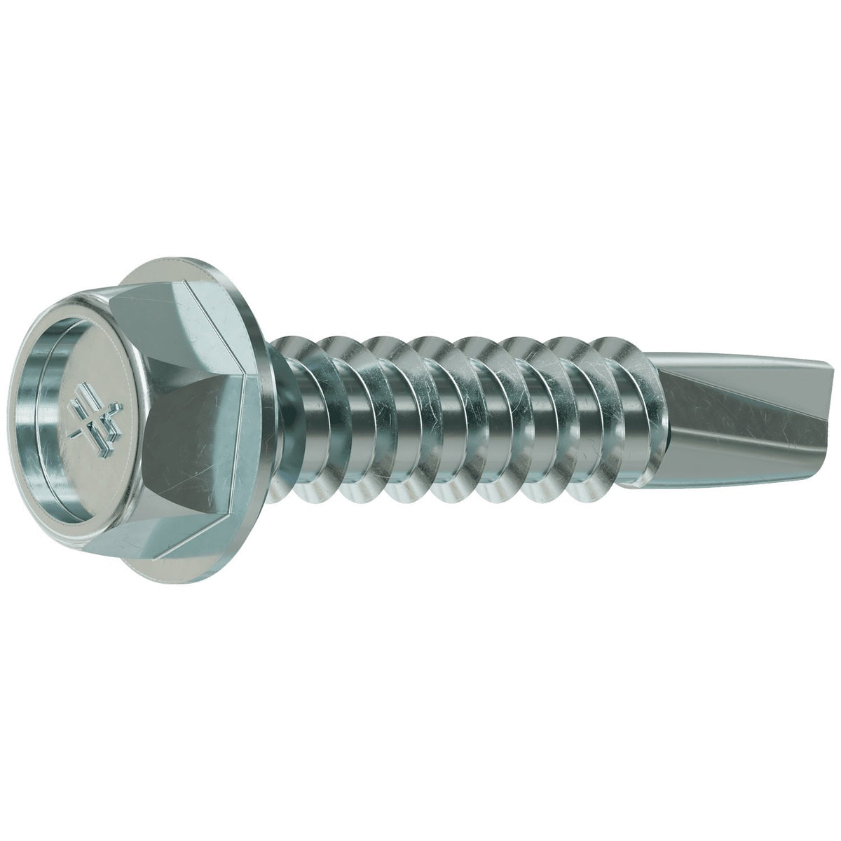 Simpson #12 x 1" Self-Drilling X Metal Screw, 14 TPI, Zinc coated