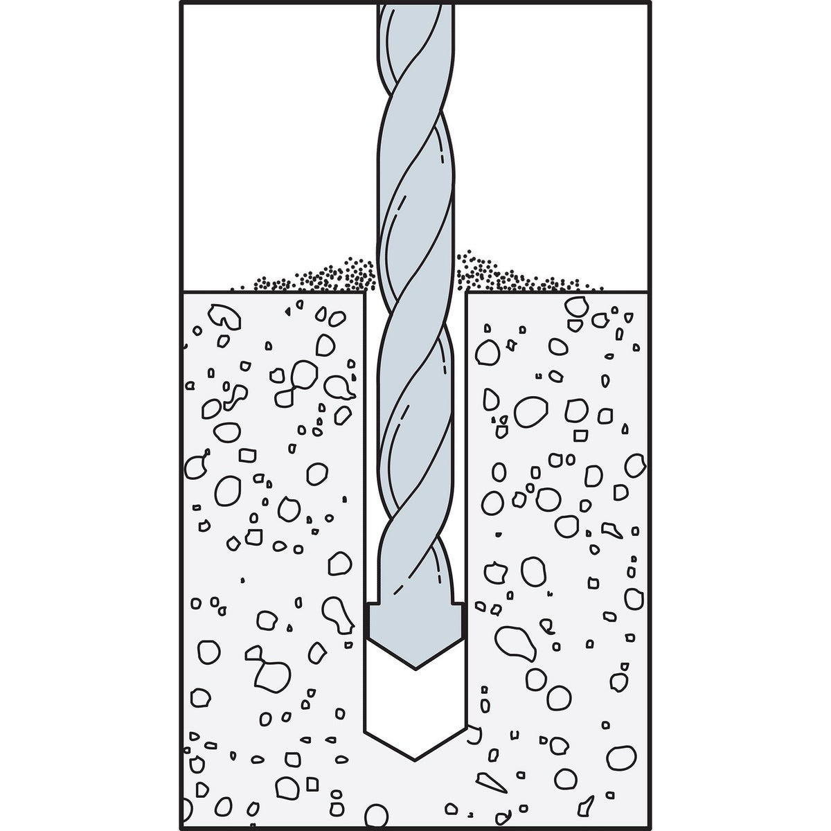 Simpson 1/4" x 2" Zinc Nailon Pin-Drive Anchor ZN25200