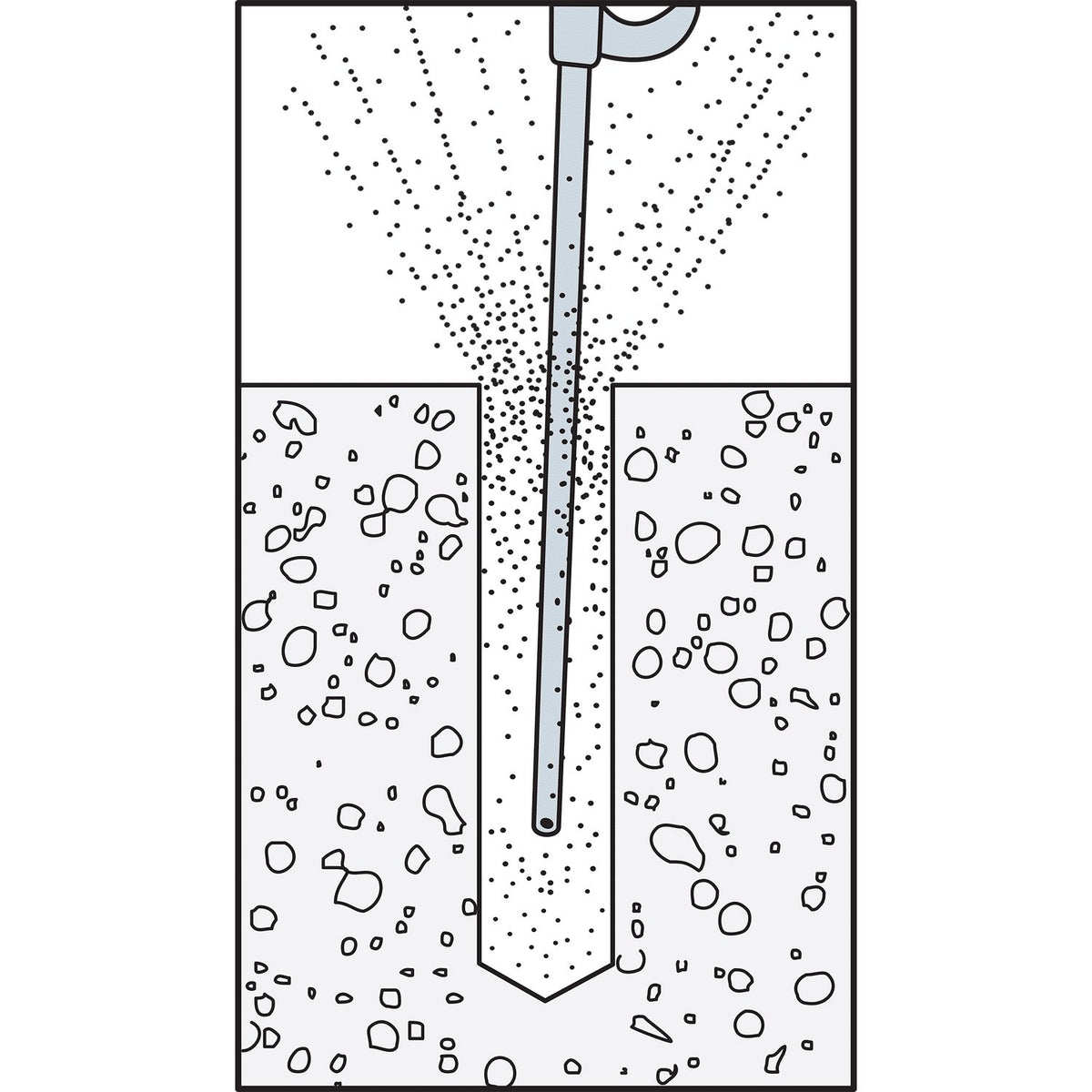 Simpson 1/4" x 2" Zinc Nailon Pin-Drive Anchor ZN25200