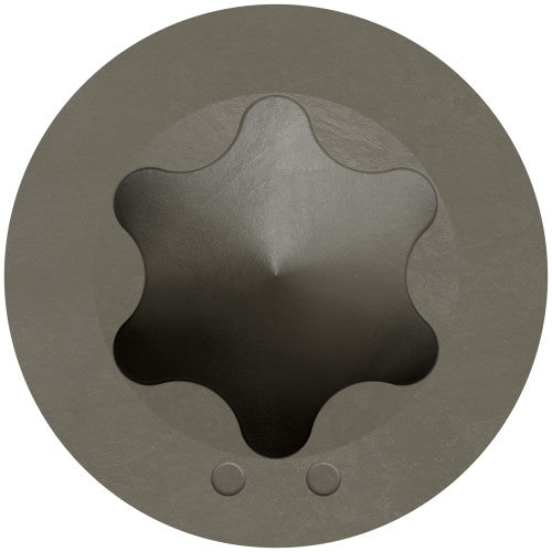 Simpson Gray, Trim-Head Screw, 6-Lobe Drive 305 Stainless Steel