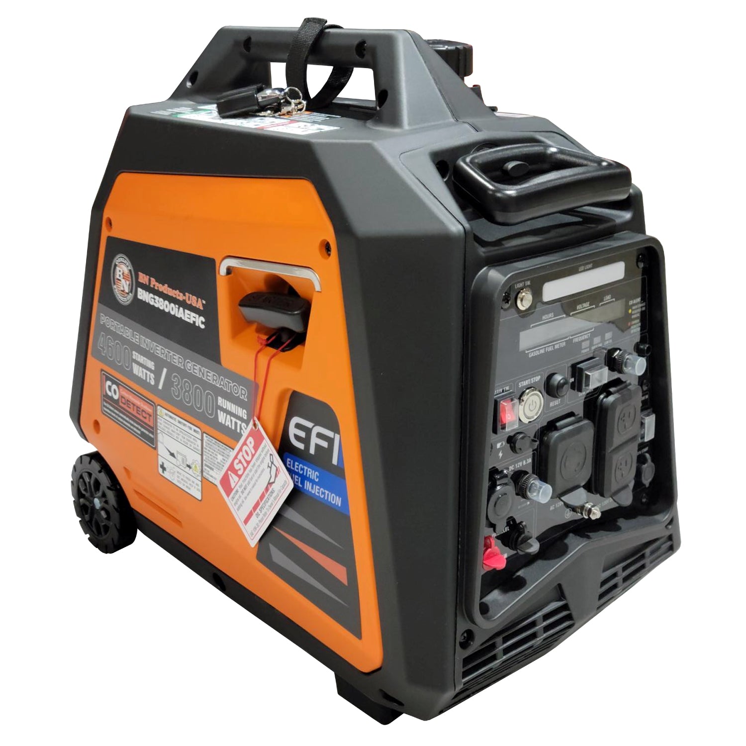 BN 3800W Portable Inverter Generator with Electric Start
