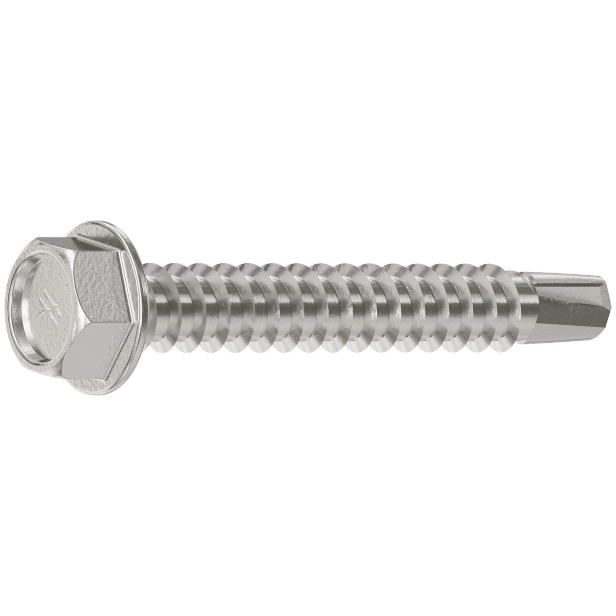 Simpson #12 x 1-1/2" Self-Drilling Hex-Washer Head Screw, 305 Stainless Steel