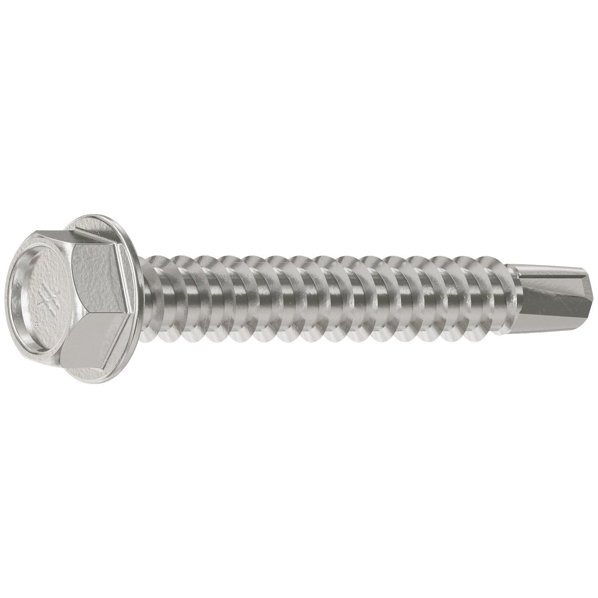 Simpson #12 x 1-1/2" Self-Drilling Hex-Washer Head Screw, 316 Stainless Steel