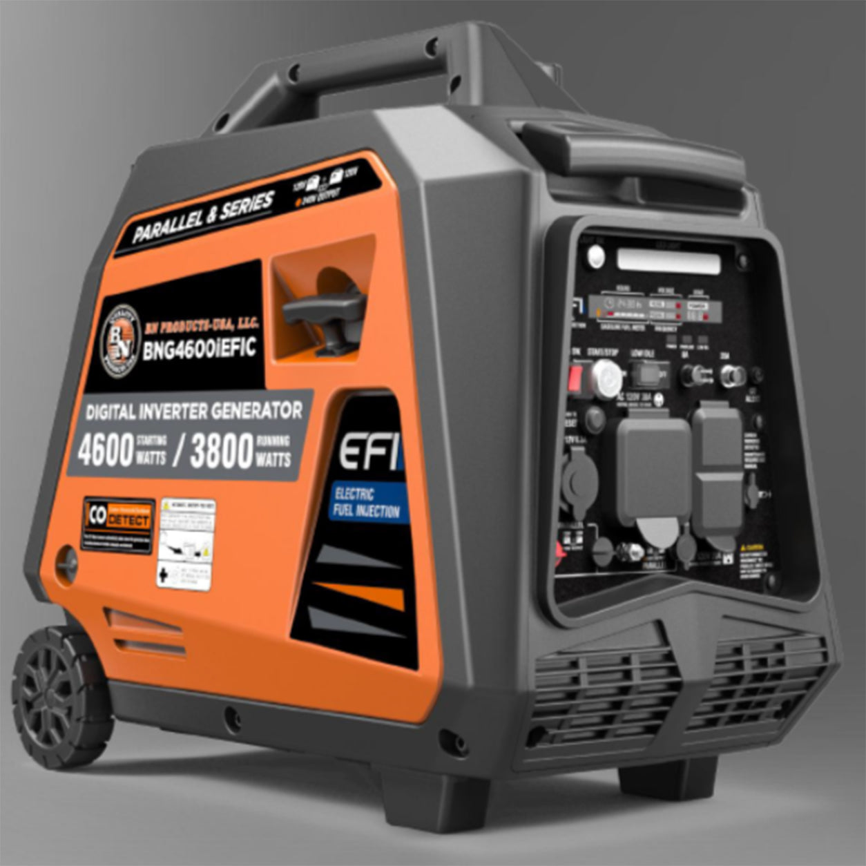 BN 3800W Portable Inverter Generator with Electric Start