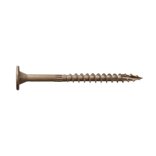Simpson 0.220 x 4" Strong-Drive SDWS TIMBER Screw (Exterior Grade) Double Barrier, Tan