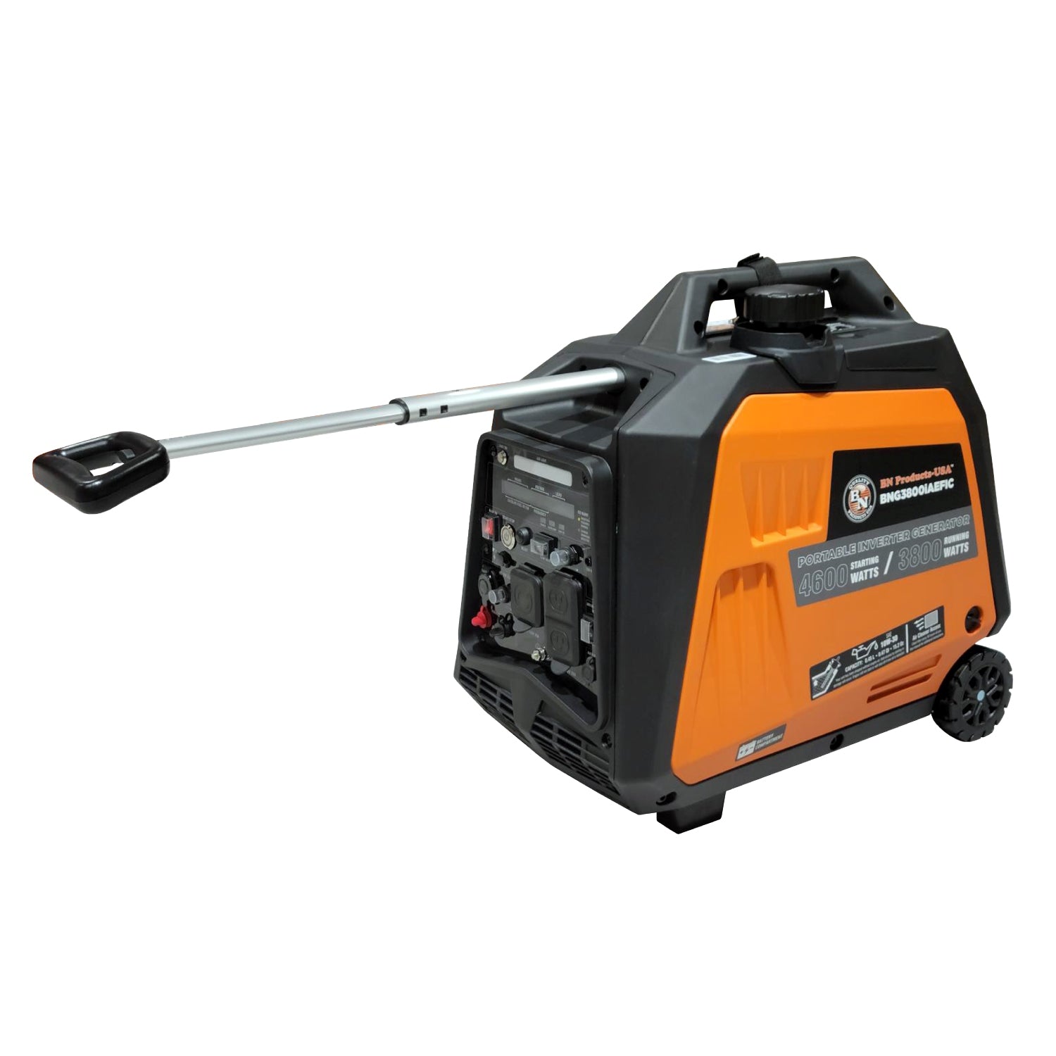 BN 3800W Portable Inverter Generator with Electric Start