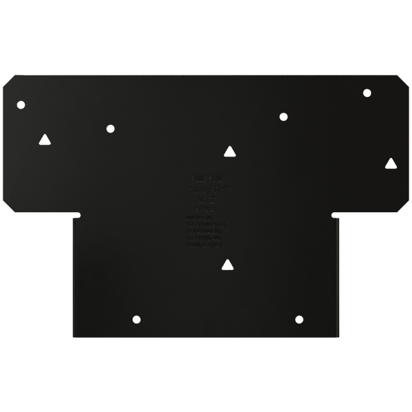 Simpson 6X Adjustable Post Cap ZMAX Black Powder-Coated AC6PC