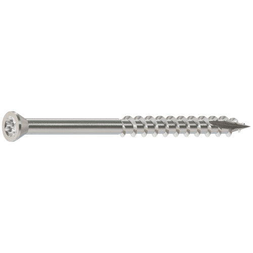 Simpson #7 x 2-1/4" Trim-Head Screw, 6-Lobe Drive 305 Stainless Steel