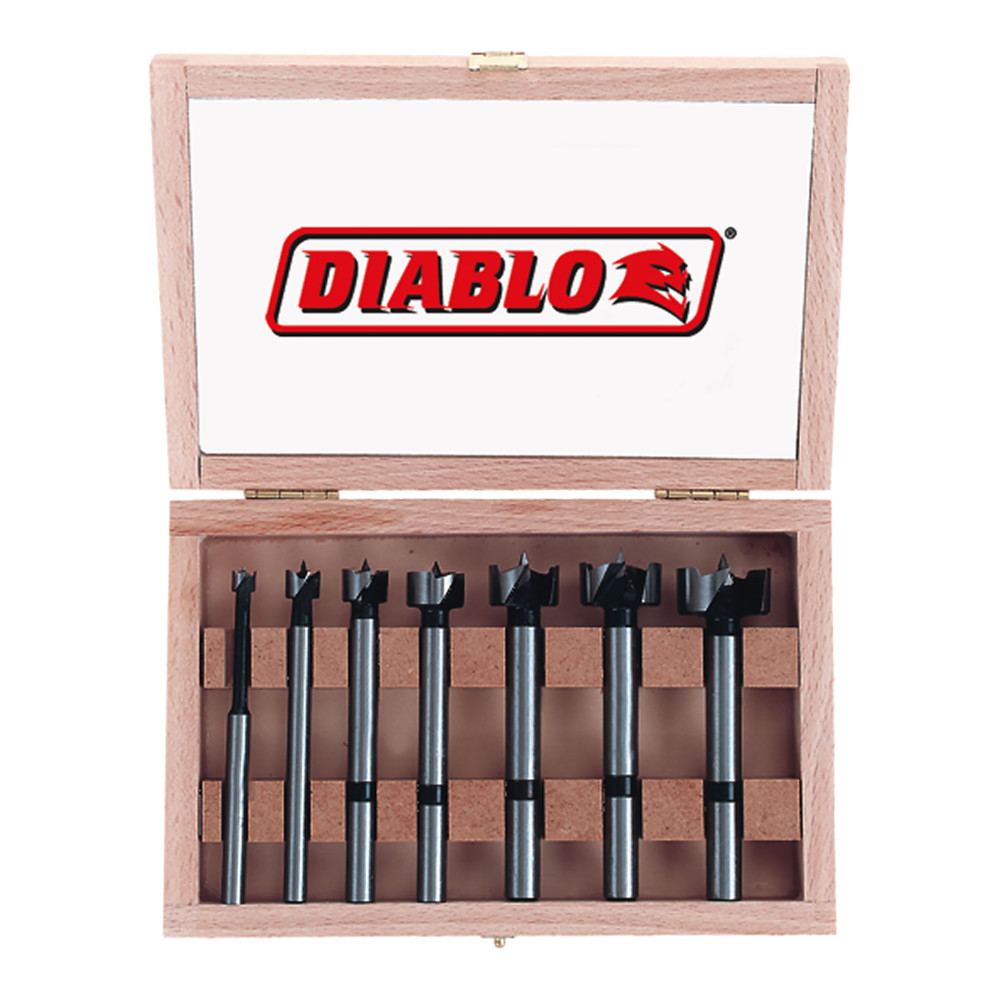 Forstner Bit Set for Wood (7-pc)