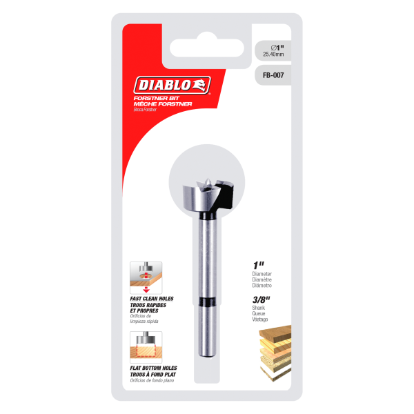 Diablo 1" Forstner Bit for Wood FB-007