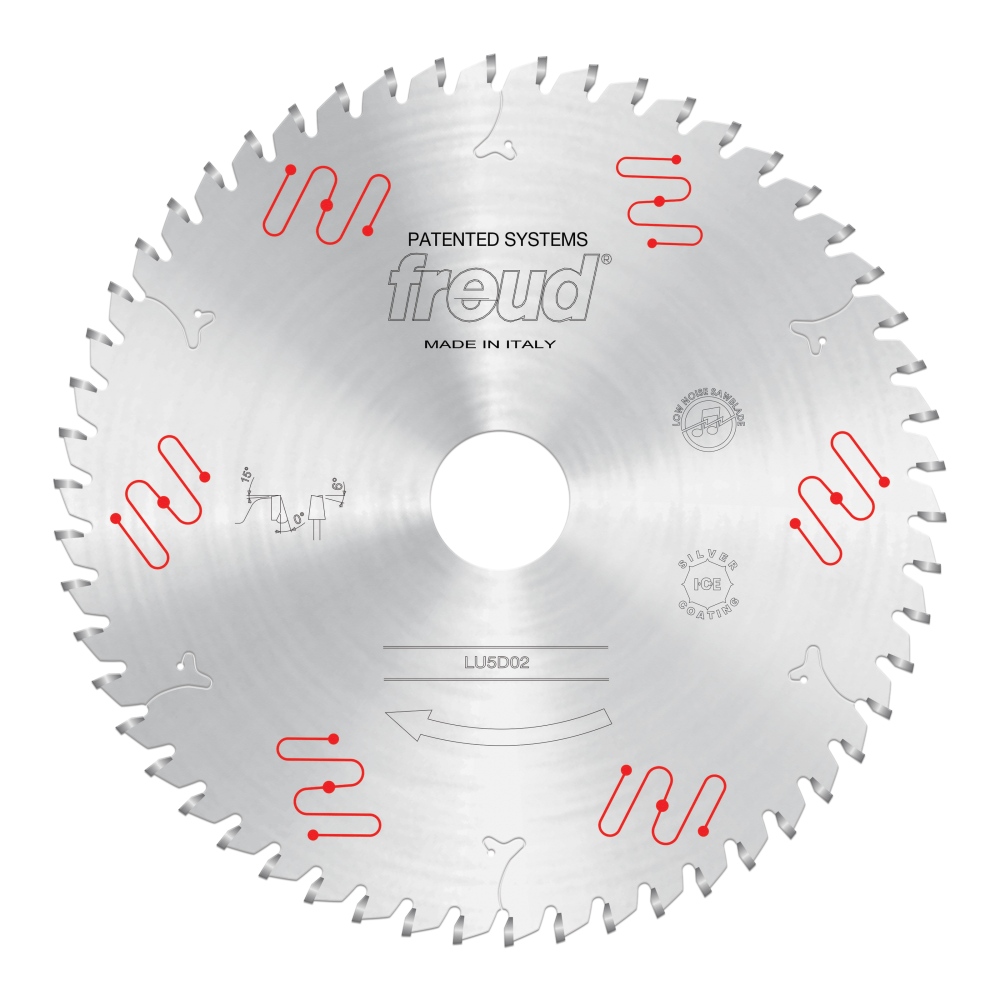 Freud 190mm Medium Aluminum & Non-Ferrous Blades with or without Mechanical Clamping - Teeth: 54, Arbor: 30mm