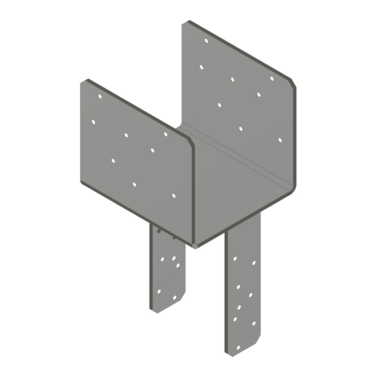 Simpson ECCQ86SDS2.5 End Column Cap w/SDS Screws for 8x Beam, 6x Post
