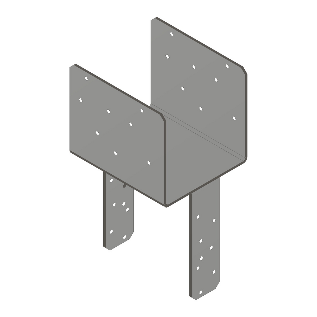 Simpson ECCQ7.1-8SDS2.5 End Column Cap w/SDS Screws for 7x Beam, 8x Post