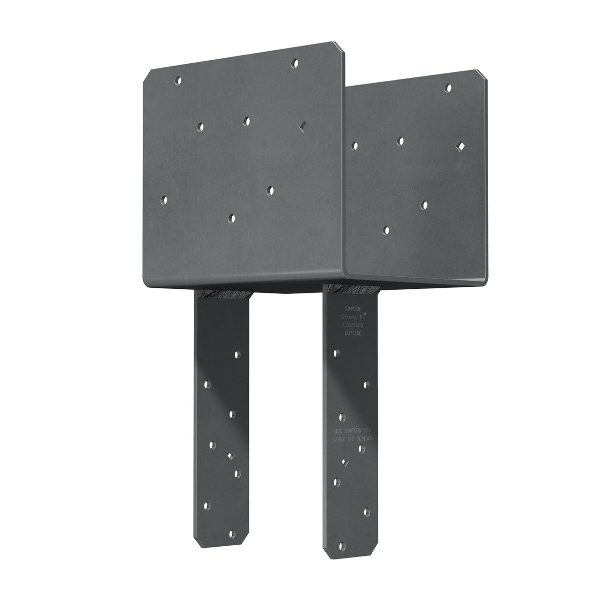 Simpson ECCQ7.1-6SDS2.5 End Column Cap w/SDS Screws for 7x Beam, 6x Post