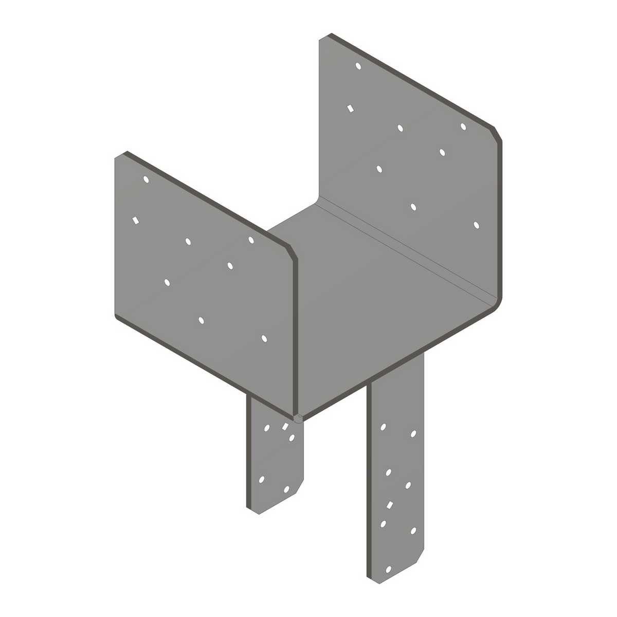 Simpson ECCQ106SDS2.5 End Column Cap w/SDS Screws for 10x Beam, 6x Post