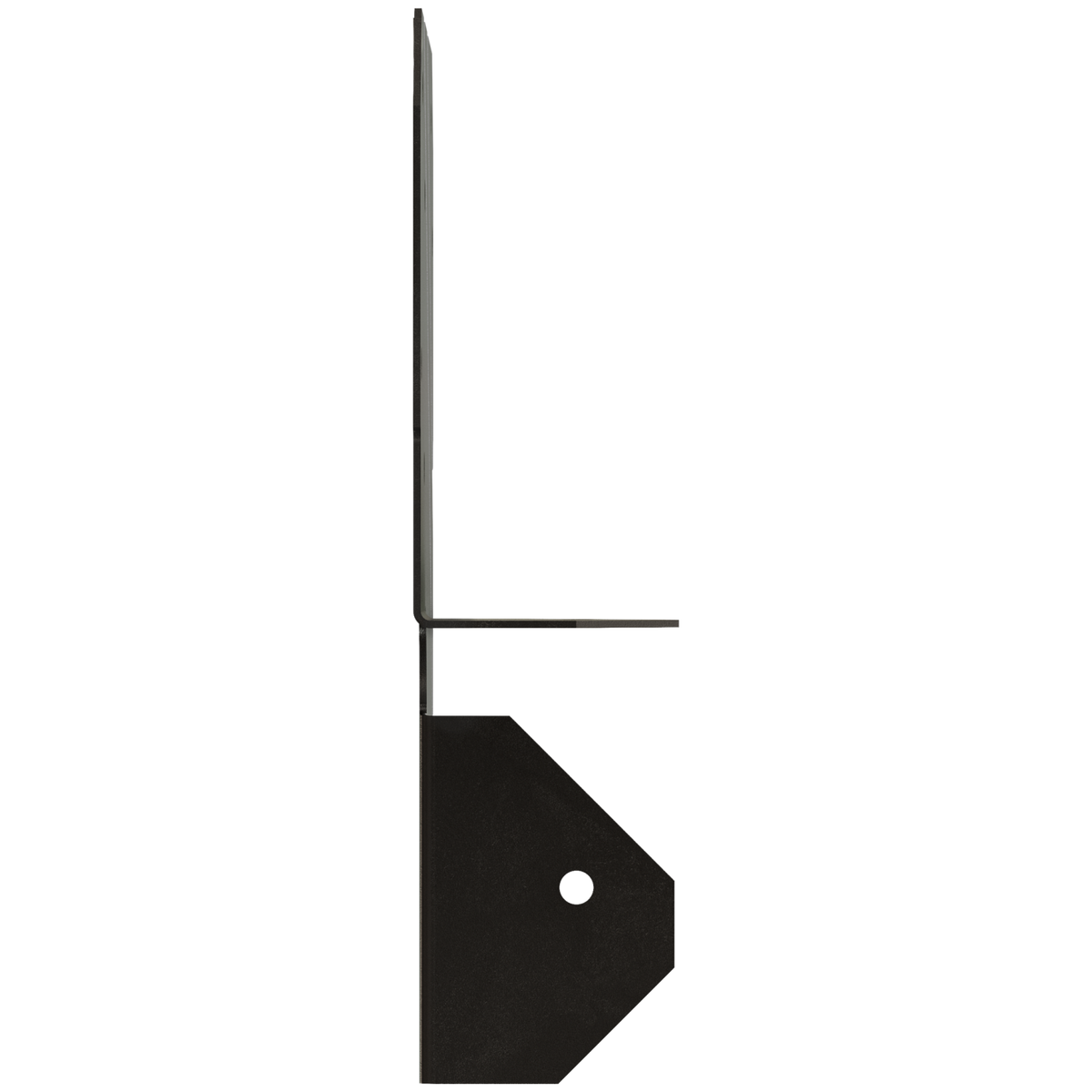 Simpson 4X End Post Cap ZMAX Black Powder-Coated LCEPC
