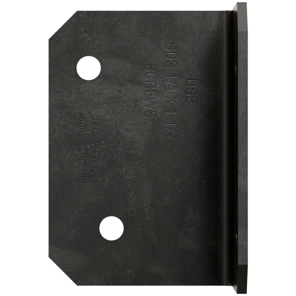 Simpson 2 x 3 Medium L Angle 12-Gauge ZMAX Black Powder-Coated ML23PC