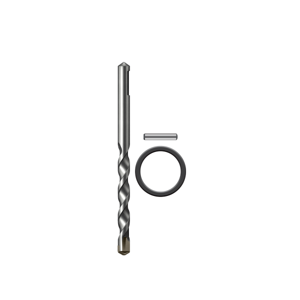 Diablo 13/32''x 5-3/8'' SDS-Max Core Cutter Pilot Bit, Rubber Ring and Pin