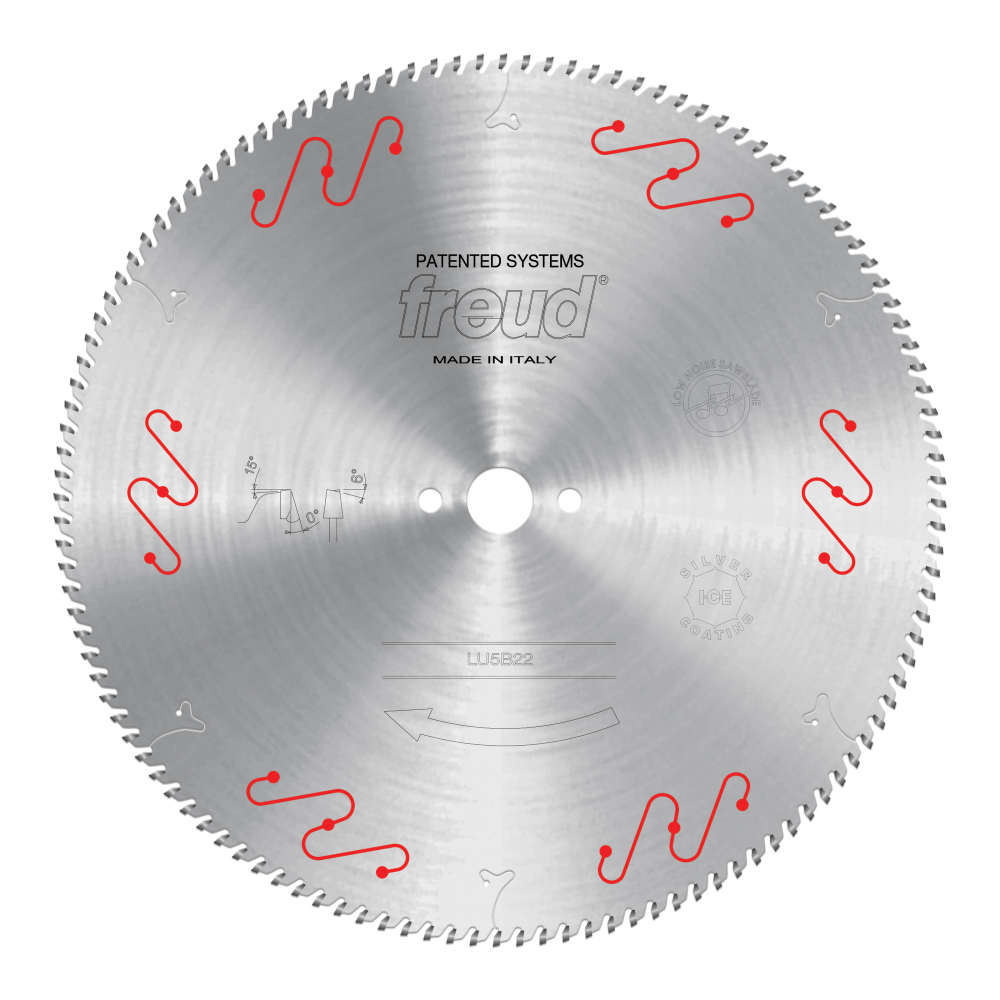 Freud 400mm Thin to Medium Aluminum & Non Ferrous Blades with Mechanical Clamping - Teeth: 120, Arbor: 30mm
