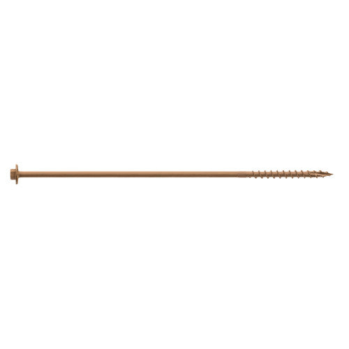 Simpson 0.195 x 10" Strong-Drive SDWH TIMBER-HEX Screw Double Barrier Coating