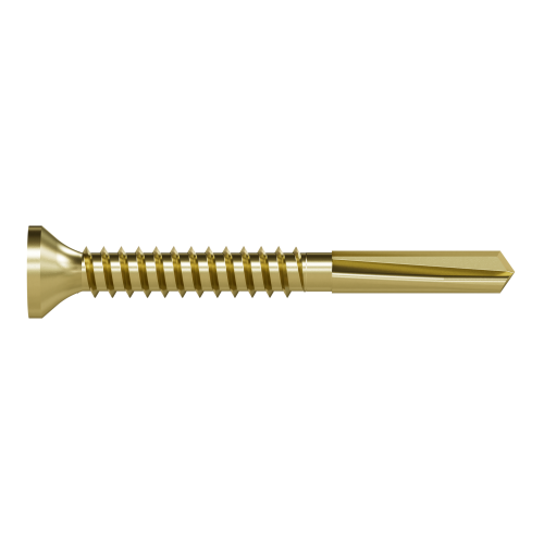 Simpson #10 x 1-3/4" PPHD SHEATHING-TO-CFS Screw Yellow Zinc