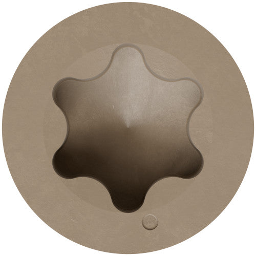 Simpson Tan 02, Trim-Head Screw, 6-Lobe Drive 316 Stainless Steel