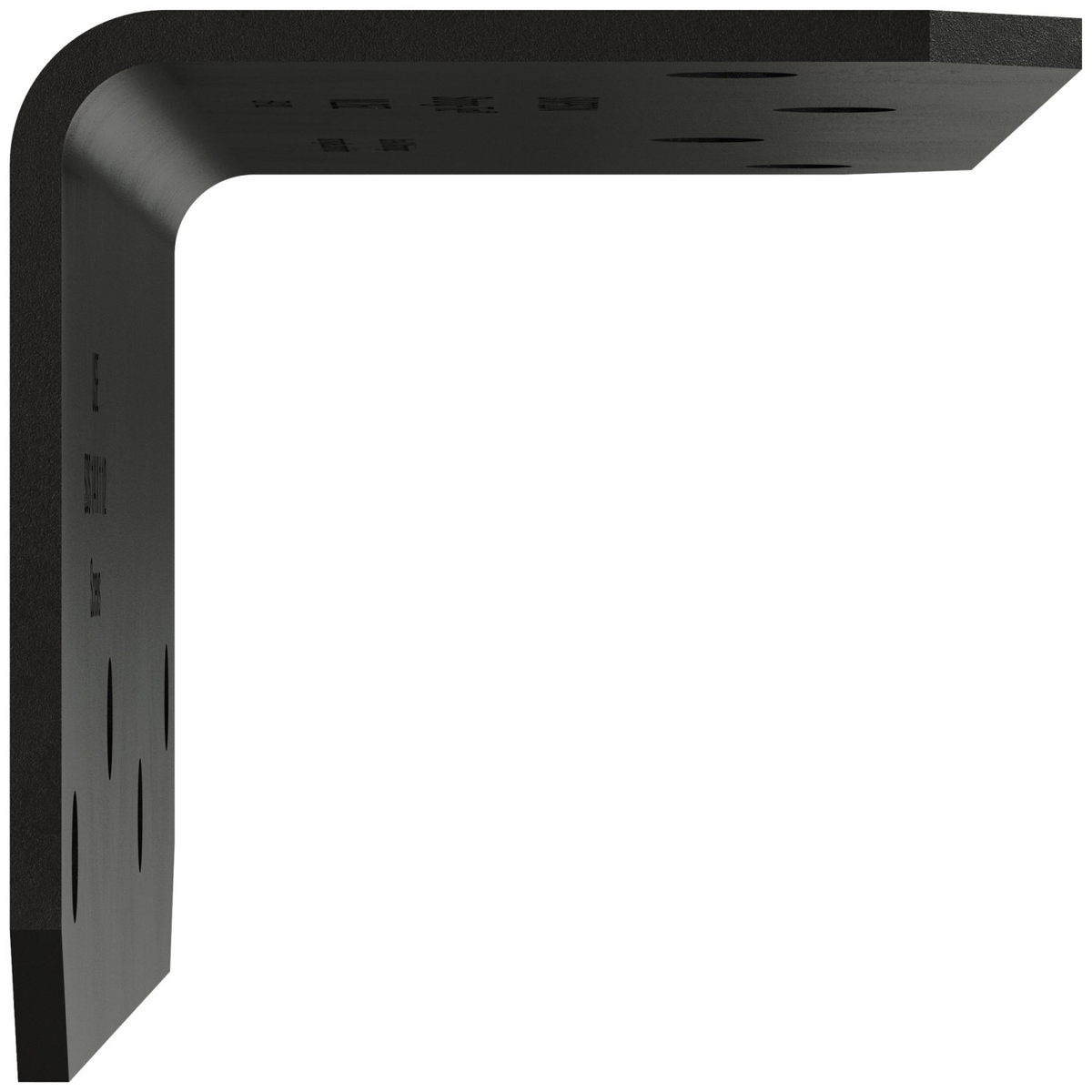 Simpson 2 x 6 Medium L Angle 12-Gauge ZMAX Black Powder-Coated ML26PC