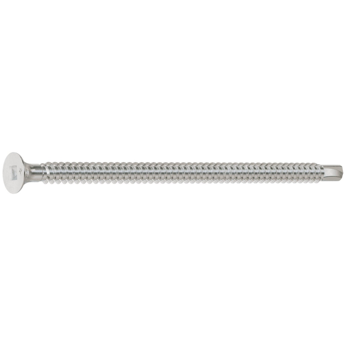 Simpson #10 x 3-1/2" Square Drive Self-Drilling Bugle-Head Screw, 410 Stainless