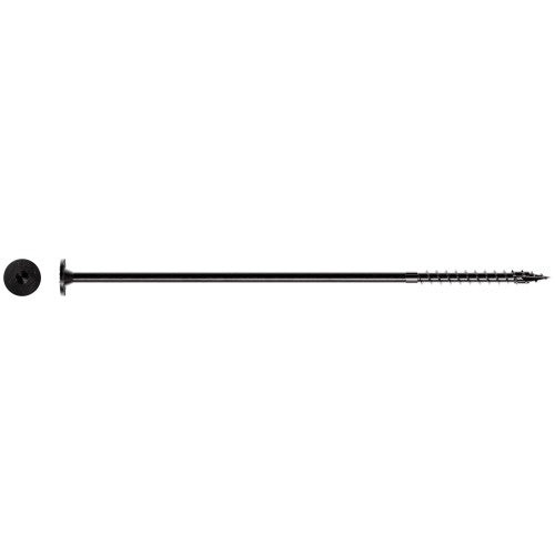 Simpson 0.220 x 10" Strong-Drive SDWS TIMBER Screw (Exterior Grade) Double Barrier, Black