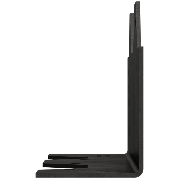 Simpson 7" Reinforcing L Angle 16-Ga ZMAX Black Powder-Coated L70PC