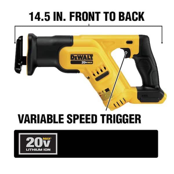 DeWALT 20V MAX Compact Reciprocating Saw Tool Only DCS387B