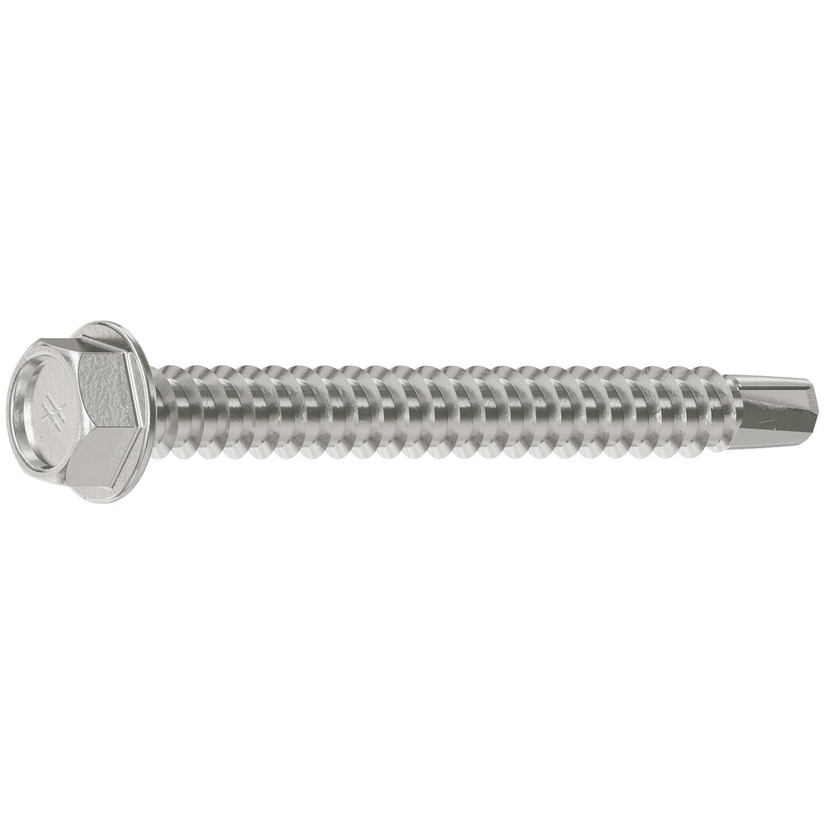 Simpson #12 x 2" Self-Drilling Hex-Washer Head Screw, 316 Stainless Steel