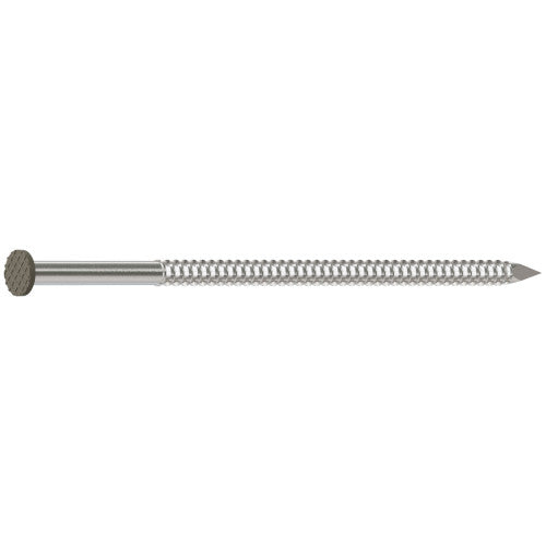 Simpson 16d x 3 1/2" Gray Painted Siding Nail, 304 Stainless Steel