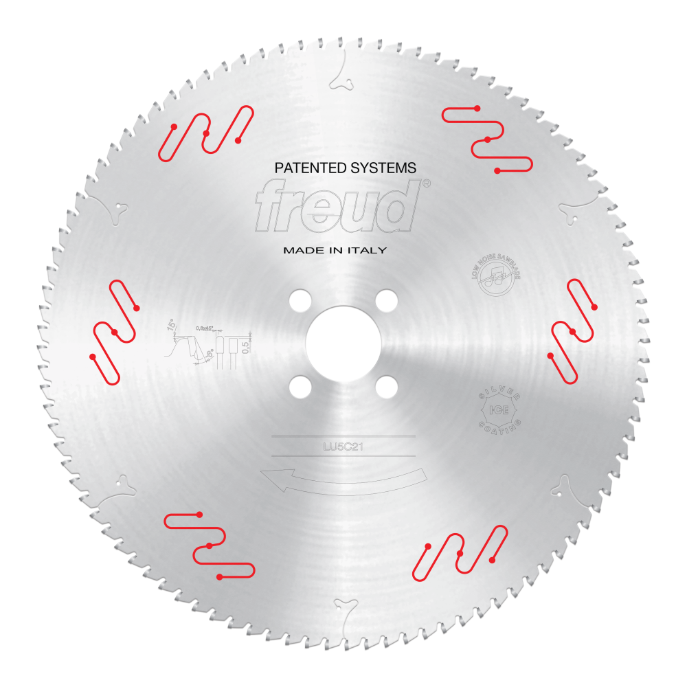 Freud 400mm Medium to Thick Aluminum & Non-Ferrous Blades with or without Mechanical Clamping - Arbor: 50mm, Teeth: 96