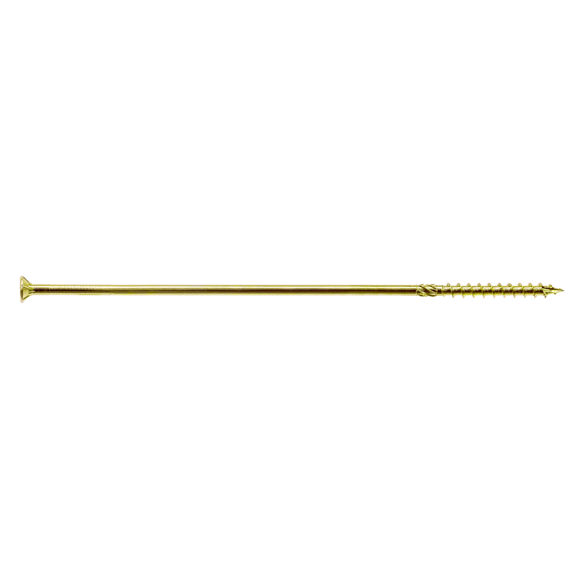 Simpson 0.390 x 14" Strong-Drive SDCP TIMBER-CP Screw T40, Yellow Zinc