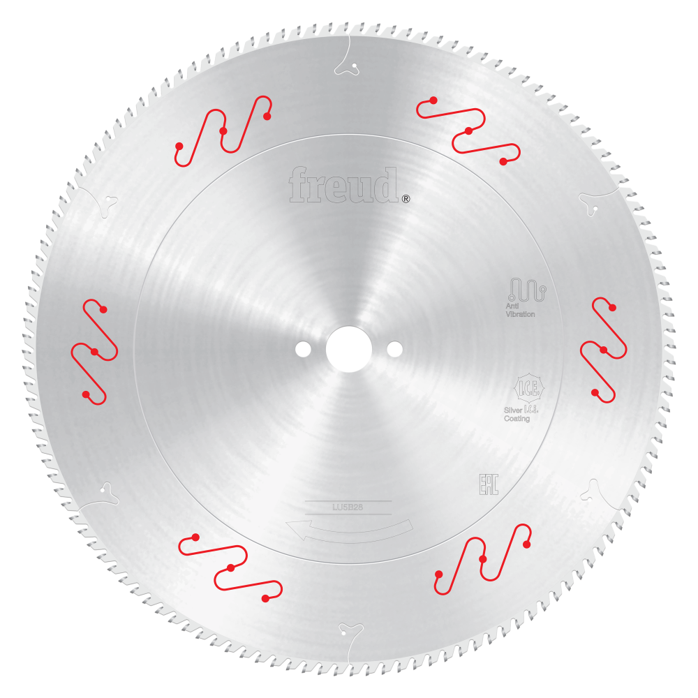 Freud 450mm Thin to Medium Aluminum & Non Ferrous Blades with Mechanical Clamping - Arbor: 32mm, Teeth: 128