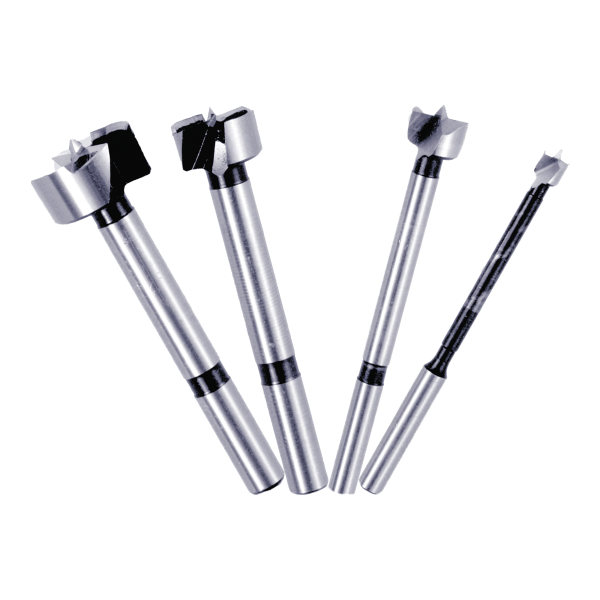 Forstner Bit Set for Wood (4-pc)